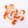 Pvc Chicken Wing Bone Charm Simulated Chicken Leg Bone Key Ring Props Imitation Food Key Chain Bag Pendant Decoration Cute Gift