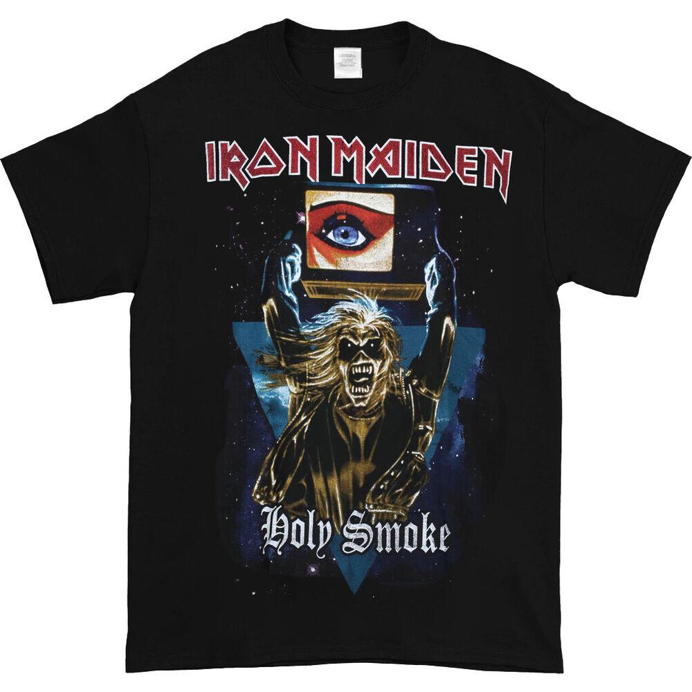 

Черная футболка унисекс Iron Maiden Holy Smoke