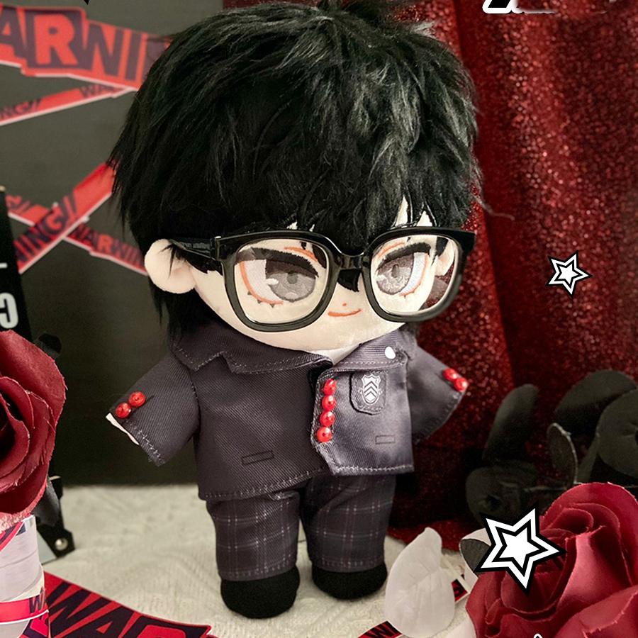 Amamiya Ren Plush Doll 20Cm Cartoon Change Clothes Diy Soft Stuffed Pillow P5 Joker Dolls Plush Toys Holiday Gifts Children