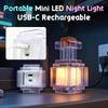 Potion Bottle Led Night Light Shake To Change 7 Colors Type-C Rechargeable Mood Light Game Peripheral Bedroom Bedside Decor Lamp