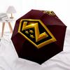 Printed Washington Commanders Folding Umbrella,Outdoor,Leisure,And Travel Umbrella,Durable Umbrella Fabric,Birthday And Holiday Gift