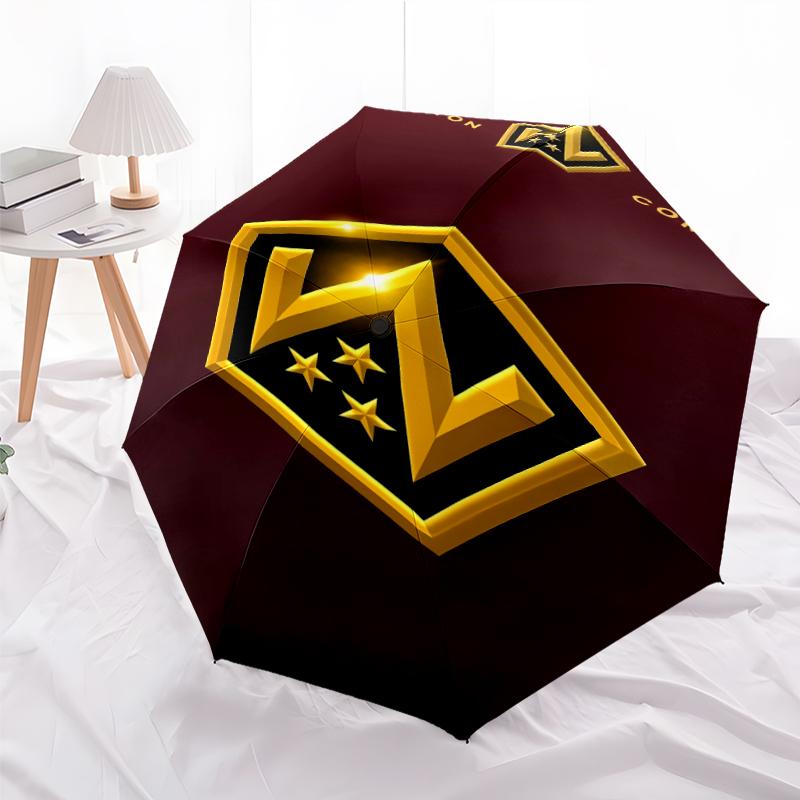 Printed Washington Commanders Folding Umbrella,Outdoor,Leisure,And Travel Umbrella,Durable Umbrella Fabric,Birthday And Holiday Gift