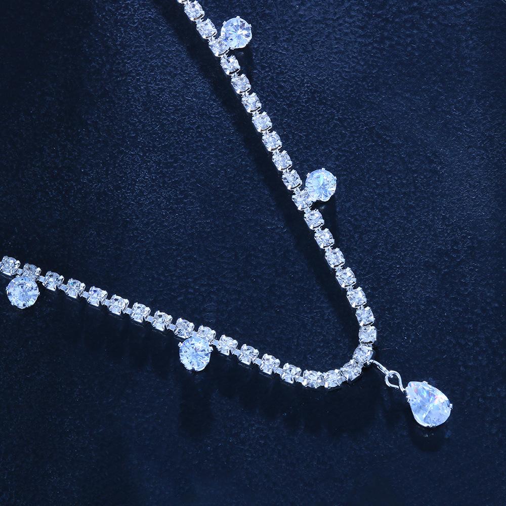 StoneFans Zircon Pendant Head Chain Indian Jewelry Ornament Headdress Crystal Headwear Gift Wedding Tiaras for Brides Headband