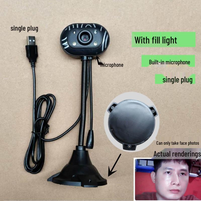 1080p HD Webcam with Built-In Microphone for Desktop & Laptop - Ideal for Online Classes, Exams, and Live Streaming