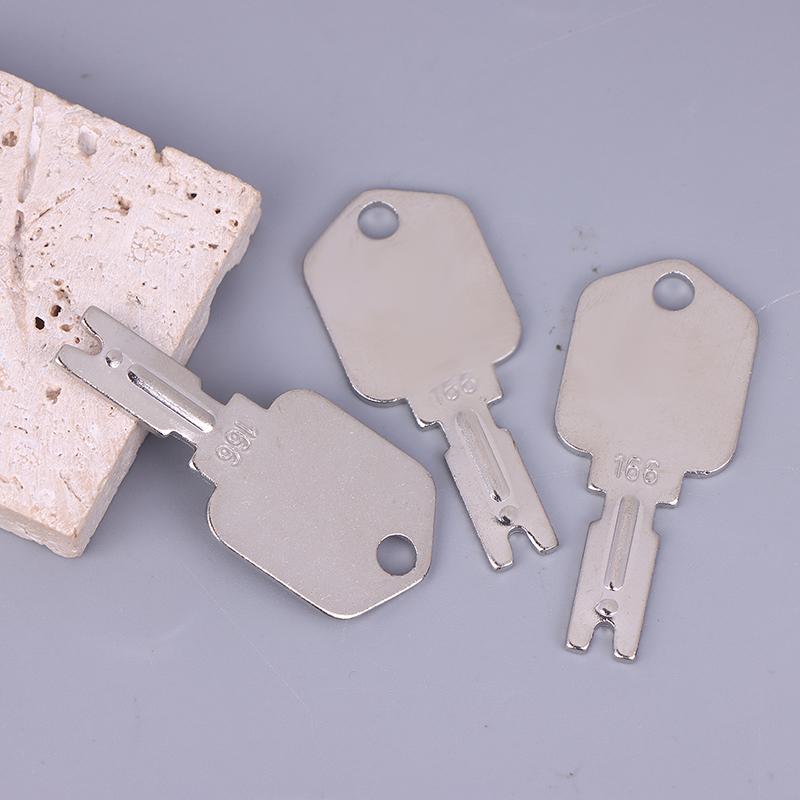 1/3/5Pcs For 166 186304 Forklift Key Heavy Duty Equipment Keys For Excavator Dozer Loader Backhoe Starter A214062 5133504