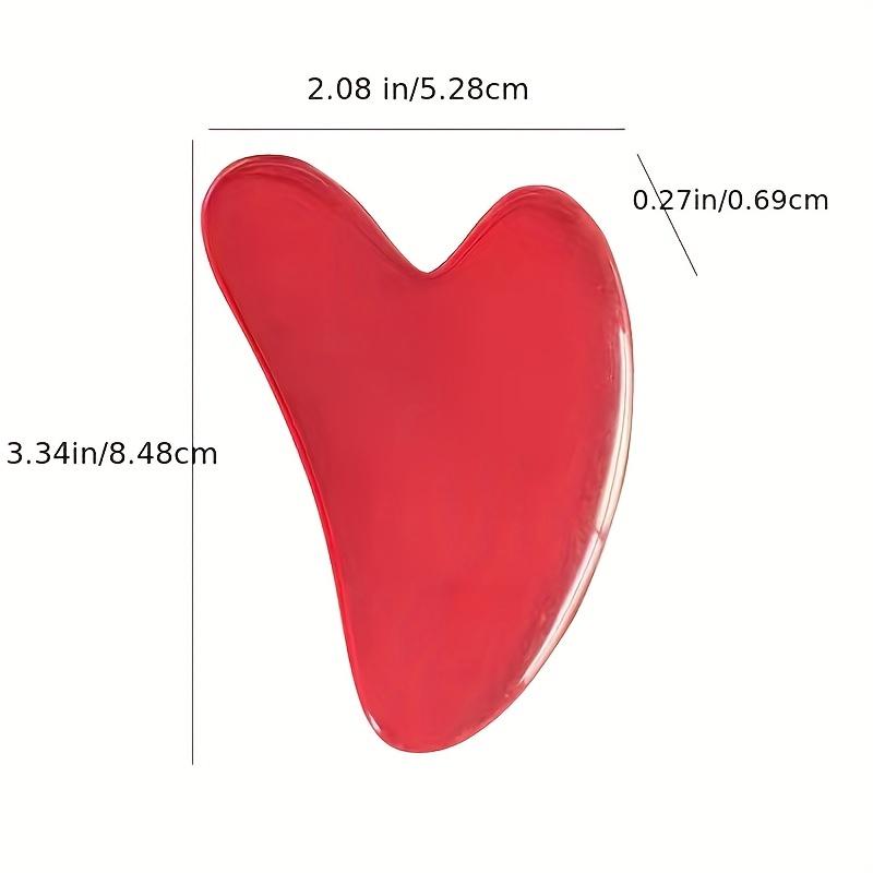 1Pc Heart-shaped Scraping Beauty Salon Facial Scraping Sheet Whole Body Tendon Scraping Board Hair Removal