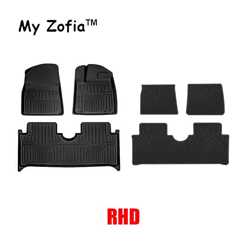 For BYD Dolphin 2023 2024 2025 LHD RHD Car Floor Mats Trunk Mat TPE Waterproof Dirt-resistant Non-slip Carpet Floor Accessories