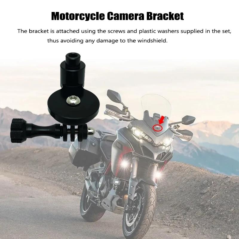 Windscreen Recorder holder Stable Safe Camera Bracket For DUCATI Multistrada950S Multistrada 950S 1200 1260 2015-2021 Motorcycle