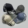 Bestickte Doppelflammen-Buchstaben Baseballkappen Amerikanisch Neu Herren Damen Sonnenschutz Persönlich Vielseitig Hip-Hop Mode Schirmmützen