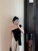 Spring/Summer Off-Shoulder Slim Fit Bandeau Tank Top
