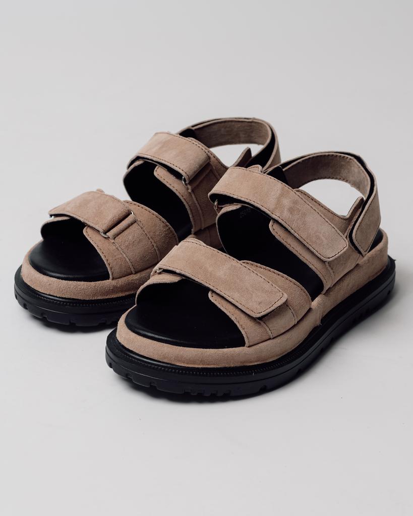 Sandals with Velcro Lola Andy 25018 37 Mink Suede