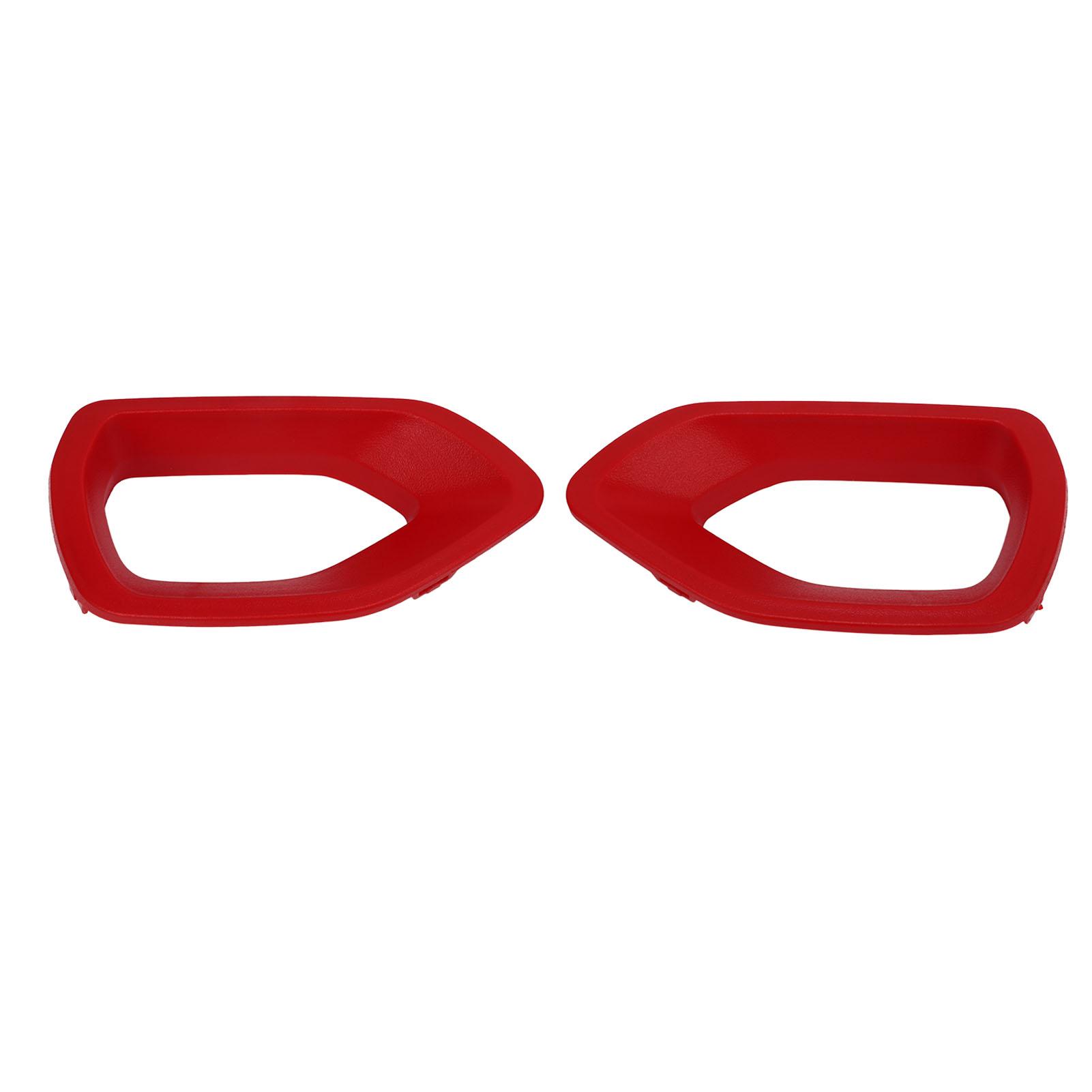 

2PCs Car Air Intake Grille Upper Red Grille Bezel 68417504AB Replacement for Dodge Charge SRT Scat Pack 2015‑2022