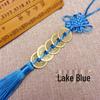 Five Emperors Alloy Copper Coins Car Pendant: Antique Chinese Knot Rearview Mirror Ornament