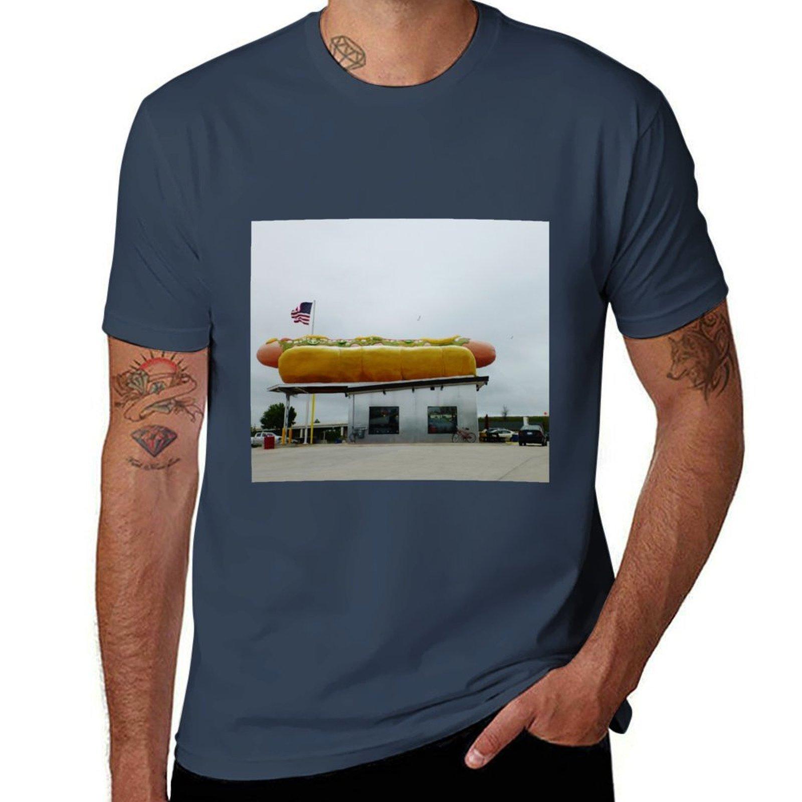 City Wienerlicious Mackinaw TShirt Simple Casual Short Sleeve Tee S