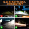 BLUESEATEC H3 LED Fog Lamp, 2 Times Brighter Than Halogen, Angle Adjustable, White, 6000K,