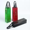 1 Pcs Red Wine Bottle Gift Champagne Pouch Merry Christmas Wine Bags Glittering Non Woven Insulated Wine Bags For Christmas Party