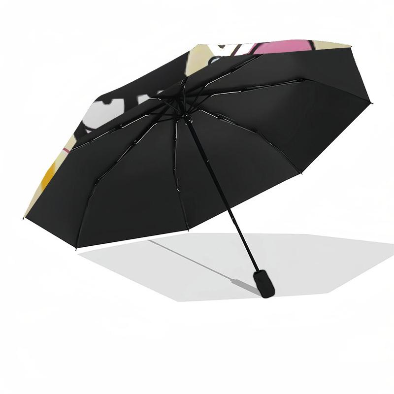 1pc Hello Kitty Friends Circle Umbrella with Plastic Handle,Suitable for All Seasons Home Travel Outdoor UmbrellaSanlio096