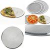 Aluminum Pizza Tray Round Durable Alloy For Restaurant And Family Pizzas