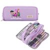 Korean Style Multi-functional Demon Hunter Pencil Case for Students - Three-Layer Oxford Cloth Stationery Box