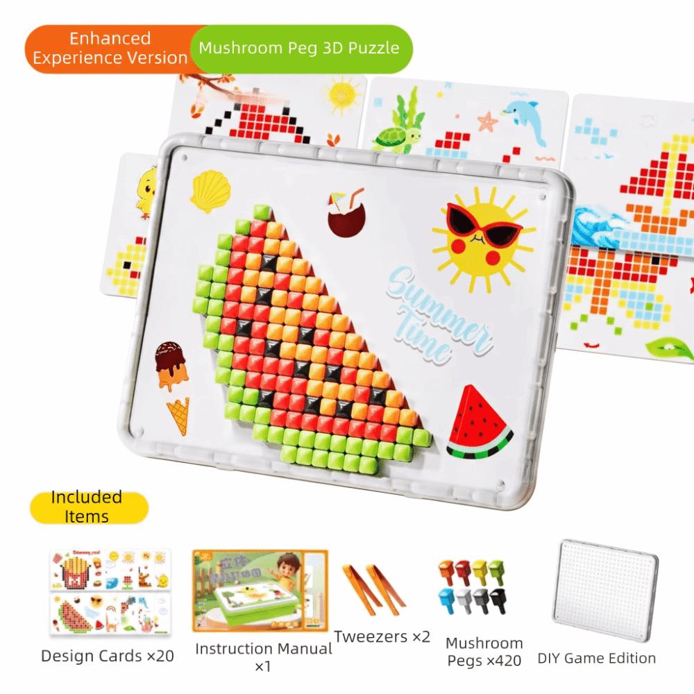 Konzentrationstraining Steckenpuzzle Brettspiel Pilznagel Puzzle Brettspiel Geburtstagsgeschenke