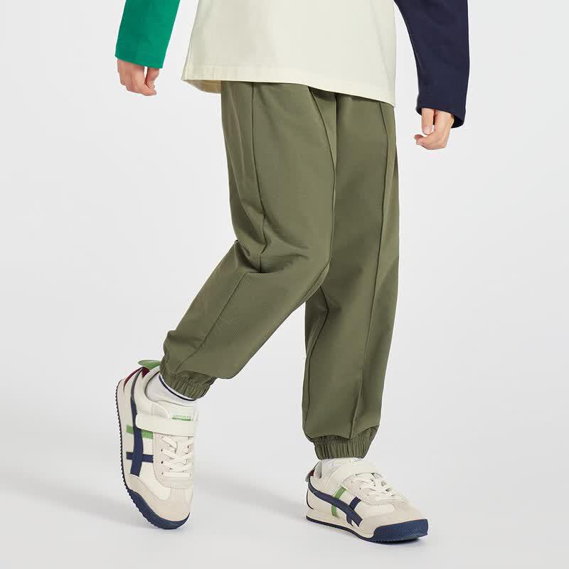 DuoDuoJia Boys' Breathable Elastic Casual Pants
