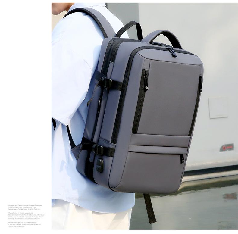 Špičkový vodotěsný batoh pro podnikání, cestování a dojíždění - Unisex módní design pro notebooky a běžné nošení