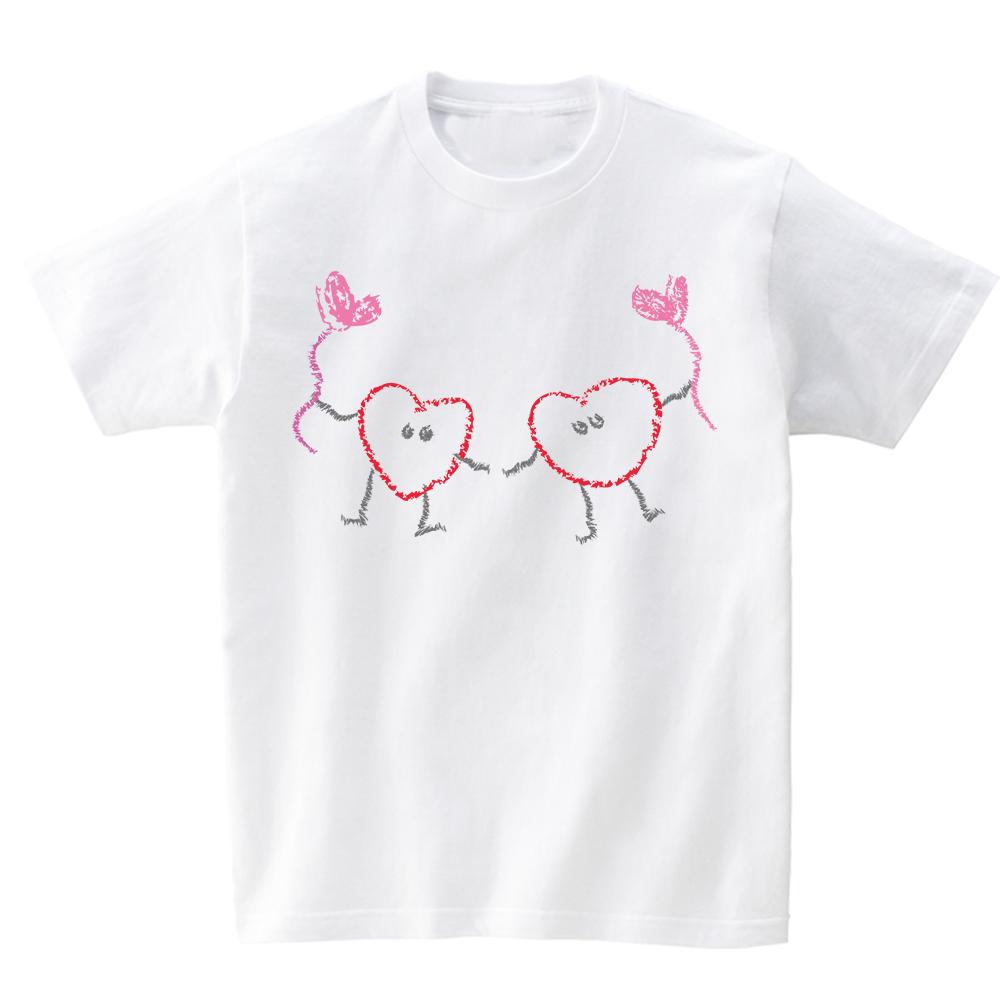 Awesome Us Heart Monsters T-Shirts_4Color Cream/L