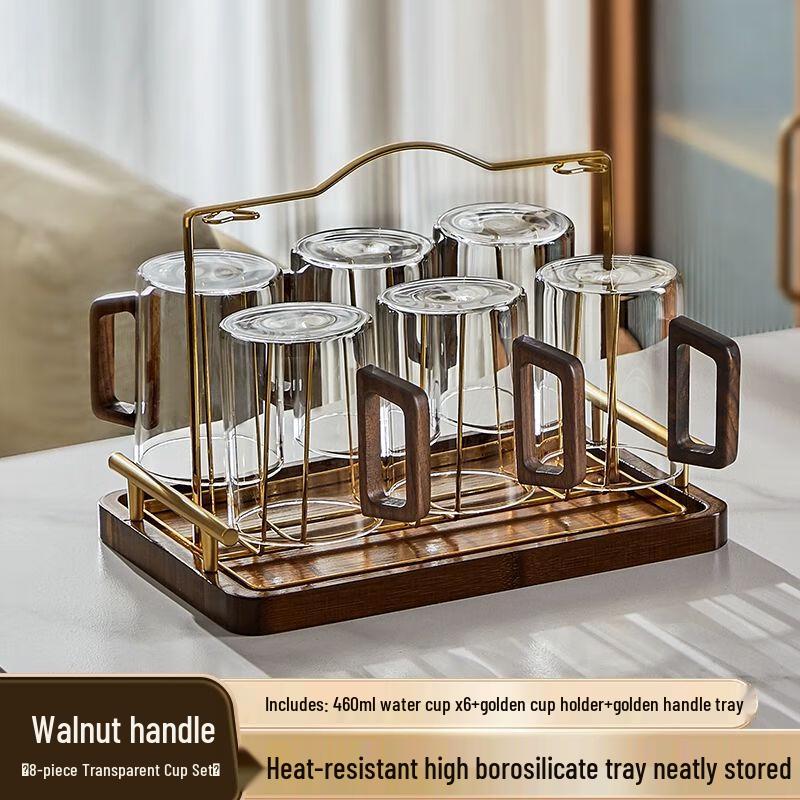 Jia Kangming Heat-Resistant Glass Cup Set