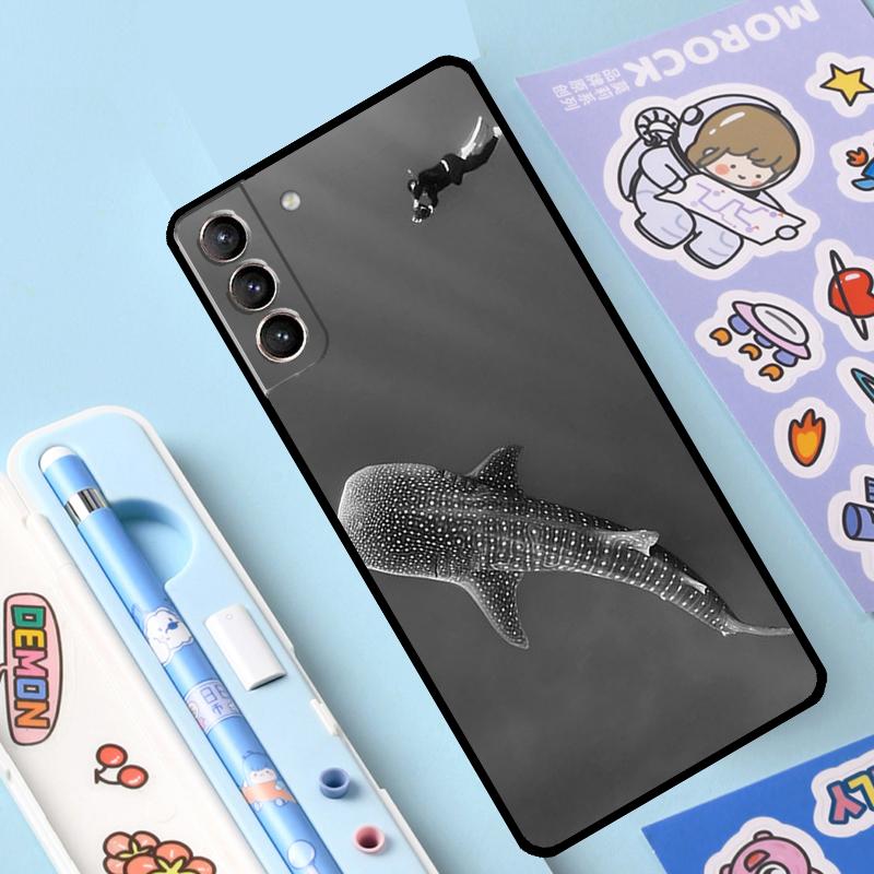 Ocean Whale Shark Animal Case For Samsung Galaxy S23 S22 S21 Ultra S20 FE S9 S10 Note 10 Plus Note 20 Ultra Full Cover