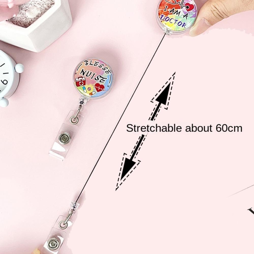 Simplicity Sestra Zatahovací Odznakový Naviják Snadno Vytahovatelná Spona Roztomilý Zatahovací Odznakový Naviják Lékař
