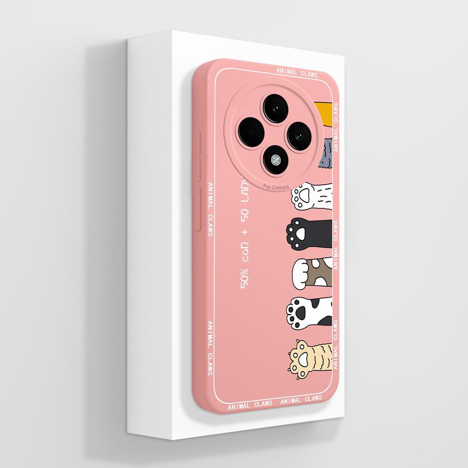 For Oppo Reno 12F Case Cute Anime High Quality Funda Soft Liquid Silicone Bumper For Oppo Reno 12 F 4G 5G Anti Drop Back Covers