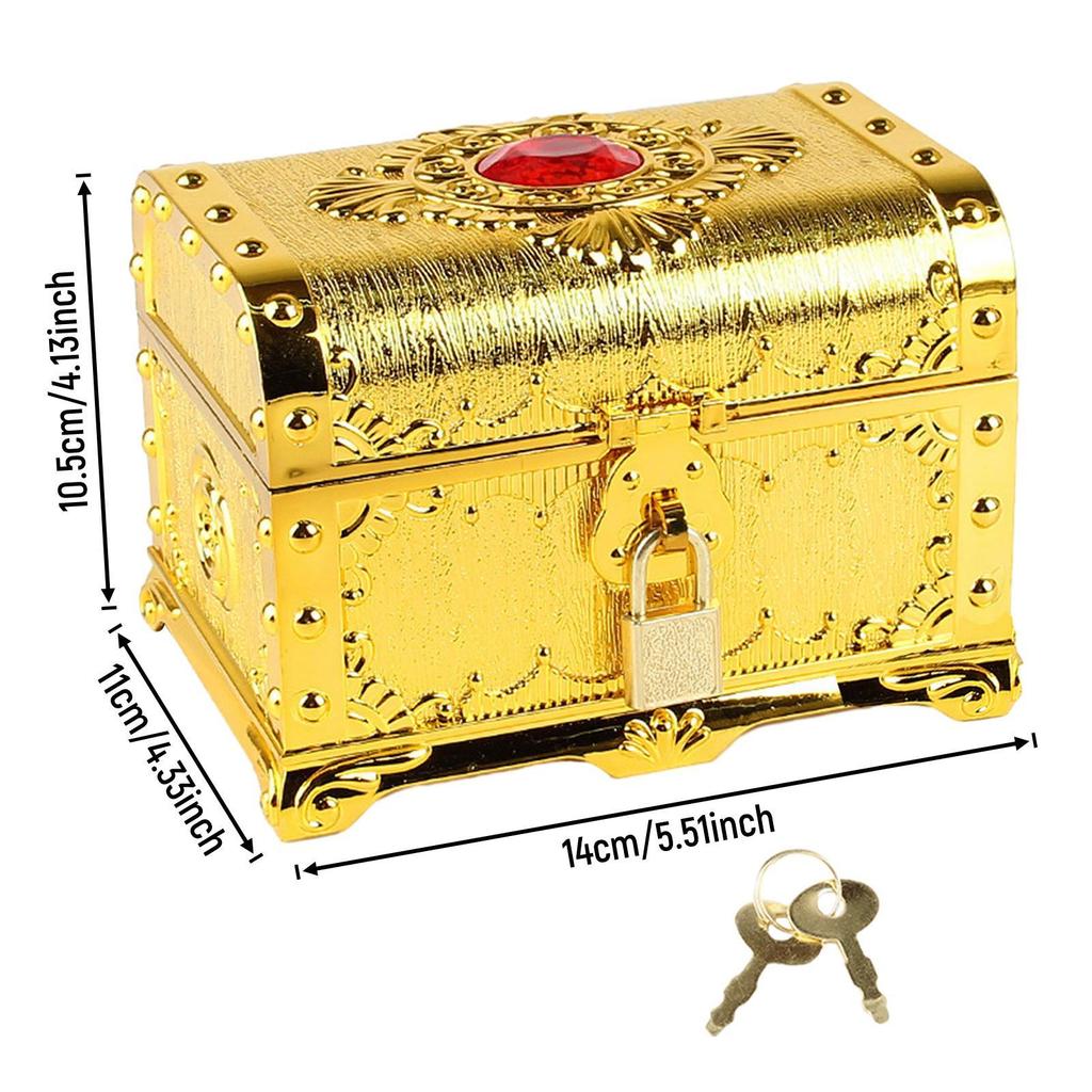 Cofre Pirata, Caja Pirata Aventurera, Decoración, Colección de Tesoros, Almacenamiento
