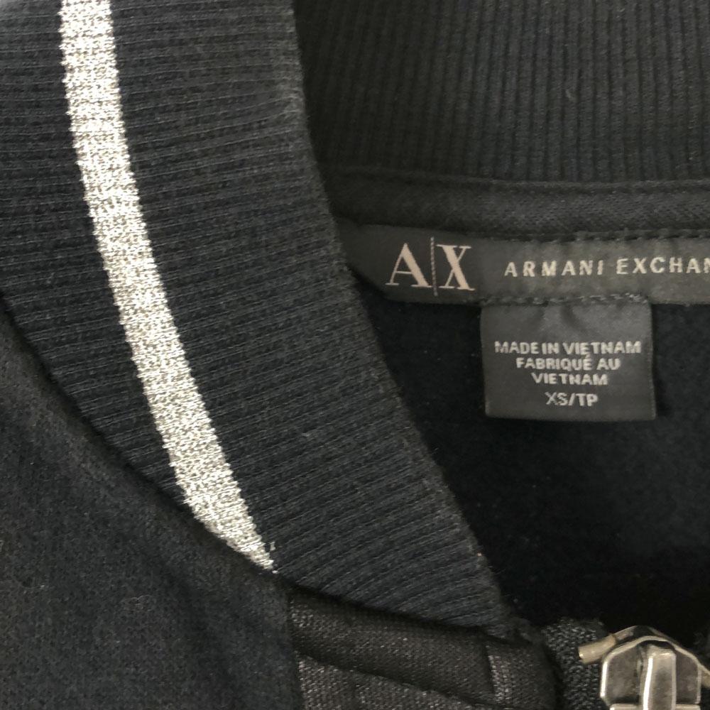 ARMANI EXCHANGE Blouson XS black Back brushed Women Used