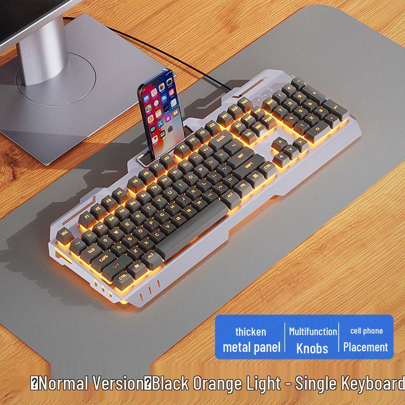 Wired Mechanical Keyboard, Headset & Mouse Set for Gaming and Office Use