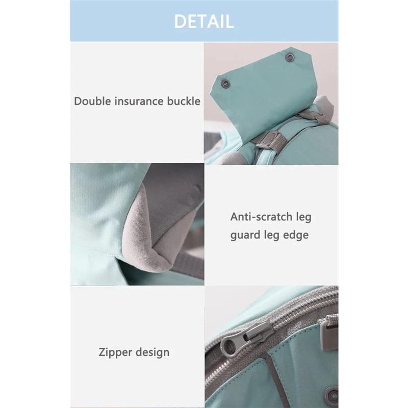 3 In 1 Baby Waist Seat Carrier Ergonomic With Windproof Hood Suitable For Winter