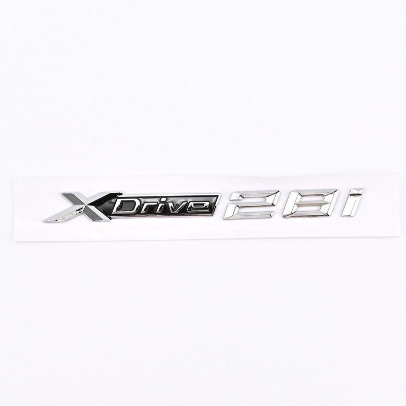 Zadní nápis kufru auta Originální náhradní štítek Pro BMW Xdrive 20i 25i 30i & GT - 18i 23i 28i 35i 40i 45i X1/X2/X3/X4/X5/X6/X7