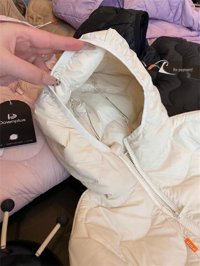 Children's Lightweight Wavy Down Jacket - 90% Duck Down, 2026 Autumn/Winter Collection, Medium/Large Student Sizes, Thin Style.