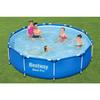 Kit Piscine Hors Sol Tubulaire BESTWAY - Steel Pro™ - 305 X 76 Cm - Ronde (Livrée Avec Pompe De Filtration)