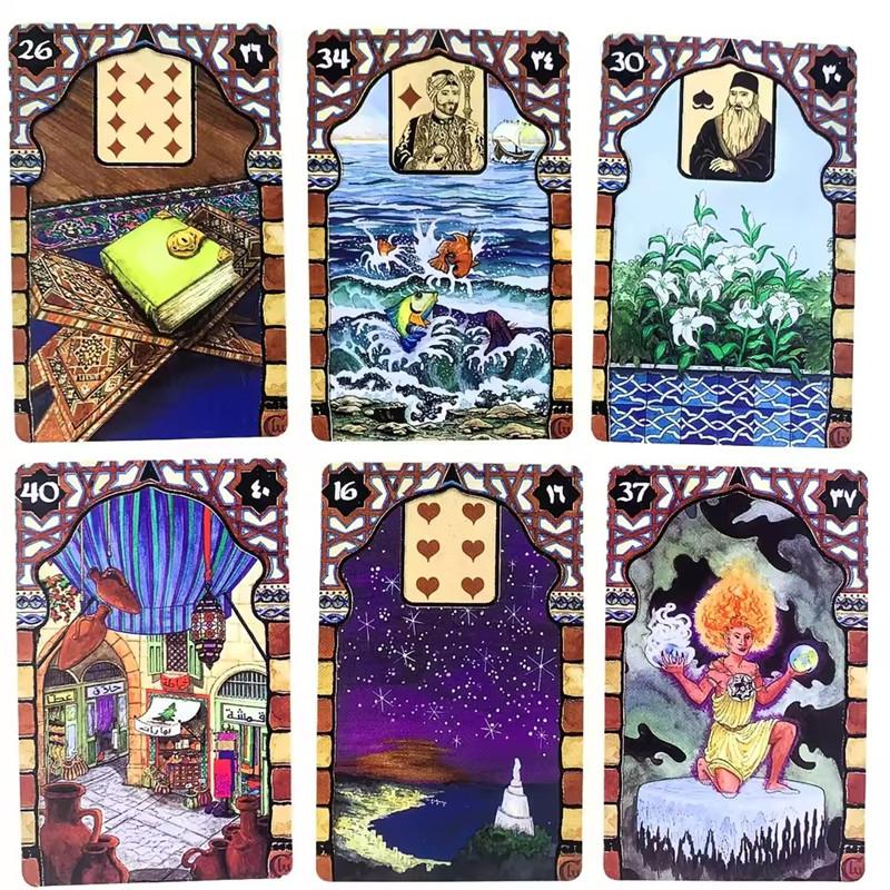 Rana George Lenormand Oracle Deck Original Tarot Karten Spiele Wahrsagerei Party Desktop Spielzeug Unterhaltung Freizeit 18 +