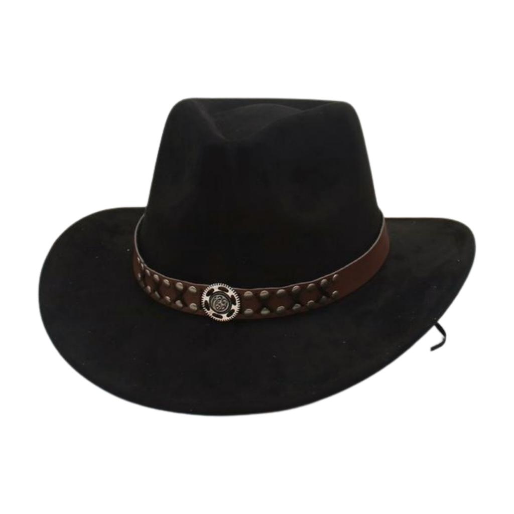 Vacation Travel Horseback Riding Hat Cowboy Hat Vintage Versatile Suede Jazz Hat