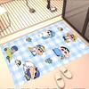 Crayon Shin Print Rug, Washable Floor Carpet, For Entryway Dorm Laundry Room Office Study, Home Decor Birthday Christmas Gift