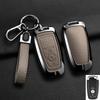 Zinc Alloy Leather For Lincoln Corsair Nautilus Aviator Navigator Continental Car Key Case Shell Keychain Keyring Car Key Cover