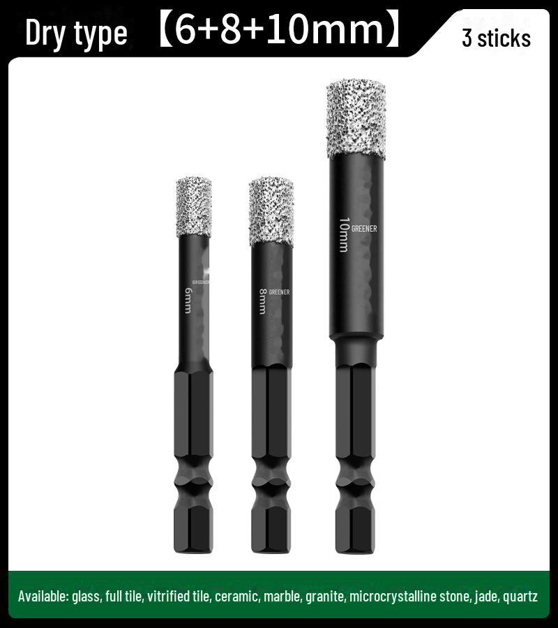 Green Forest Tile Drill Bit for Glass, Marble, and Ceramic