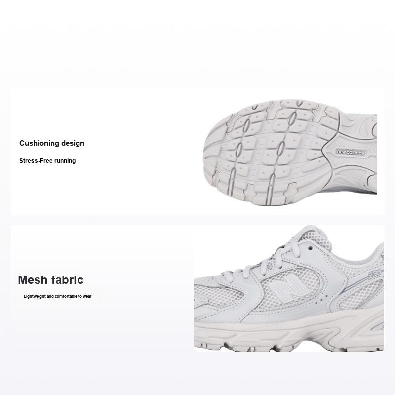 New Balance 530 для больших детей Жемчужно-серый Стальной Детские кроссовки GR530TBA 37