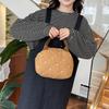 Portable Cosmetics Storage Bag Handbag For Travel Large Capacity Bow Lunch Bag Tote Casual Women Makeup Bag Gift