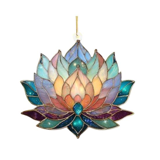 Platta akrylhänge med djur, färgglada solfångare för fönsterhänge, julgranspynt, trädgårdsdekoration, handgjord present till fjärilsälskare