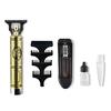 Haarschneider, Buddha geschnitzt Vintage Elektrisch Wiederaufladbar Haarschnitt Haartrimmer Schermaschine Set