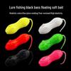TPR Floating Soft Worm Mouse Lure for Black Bass with Crank Hook