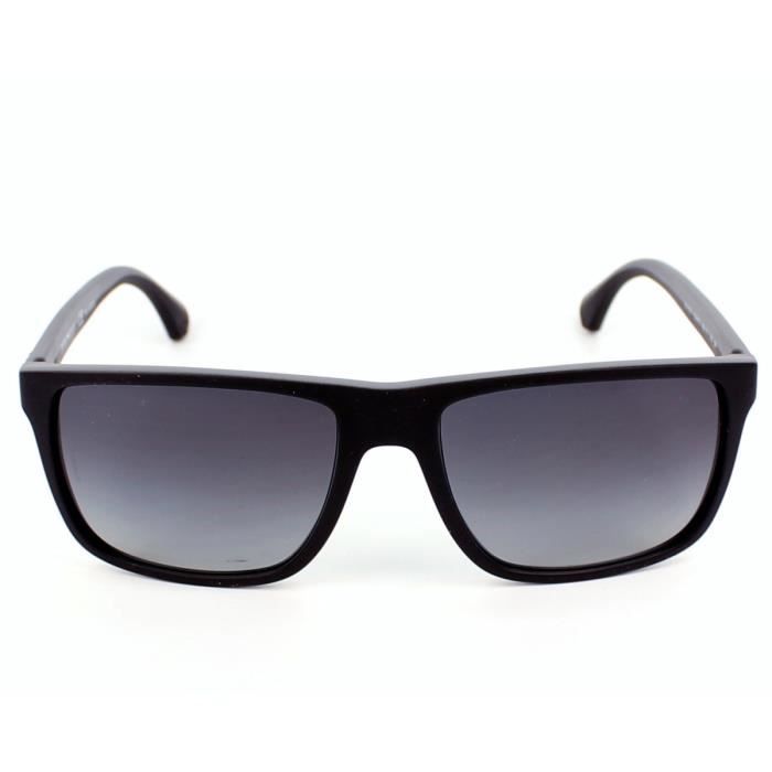 Lunettes de soleil - EMPORIO ARMANI - EA4033 - Noir mat - Gris - Protection 3