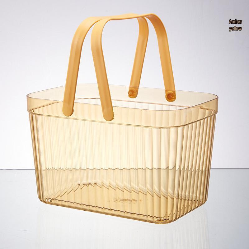 

Guanghua Luxury Transparent Bathroom Storage Basket for College Dorms 16.5*18*27 cm